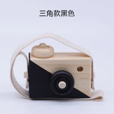 Симпатичная деревянная игрушка Детская подвесная камера реквизит для