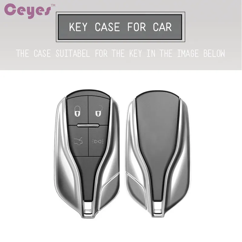 Чехол для автомобильного ключа Ceyes из ТПУ чехол с дистанционным управлением Maserati