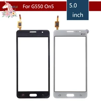 10pcslot for samsung galaxy on5 g5500 g550 5 0and on7 g6000 sm g6000 5 5 touch screen digitizer sensor outer glass lens panel