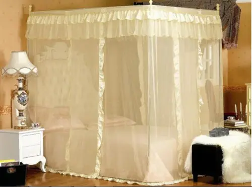 4 плаката навес для кровати принцессы москитная сетка Cal King Full Queen Twin XL размер