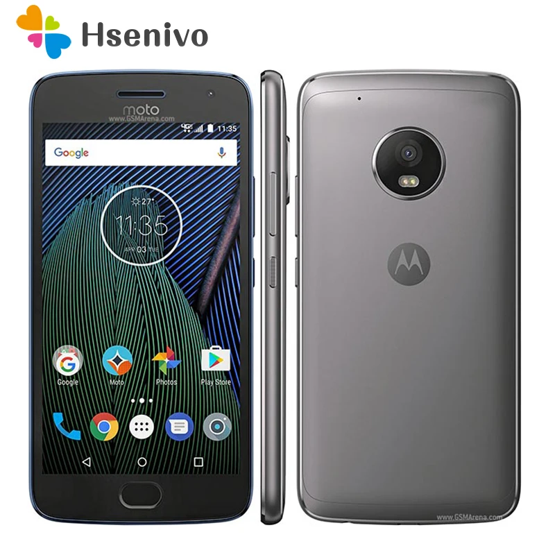 Motorola Moto G5 Plus XT1687 Восстановленный Оригинальный разблокированный (5 го поколения) 32