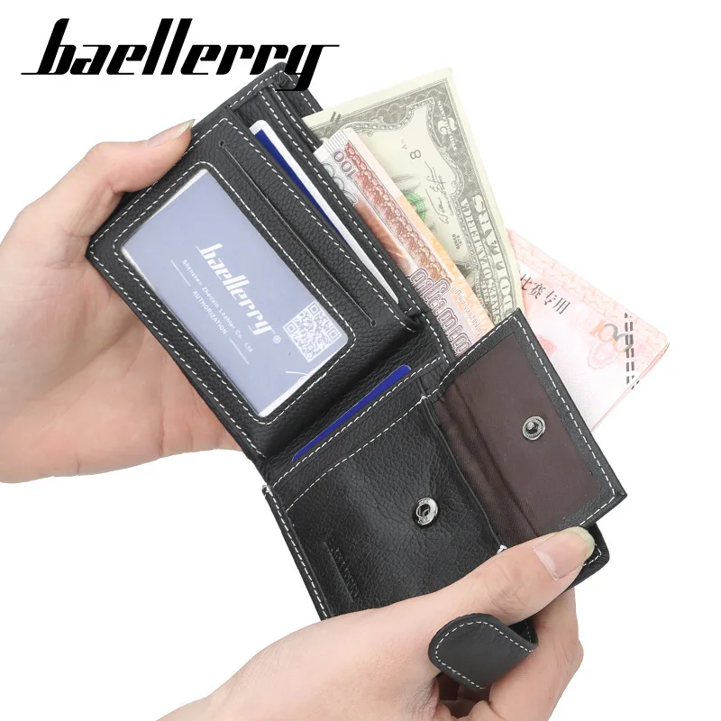 Baellerry производитель оптовая продажа подлинный мужской кошелек короткий Ретро