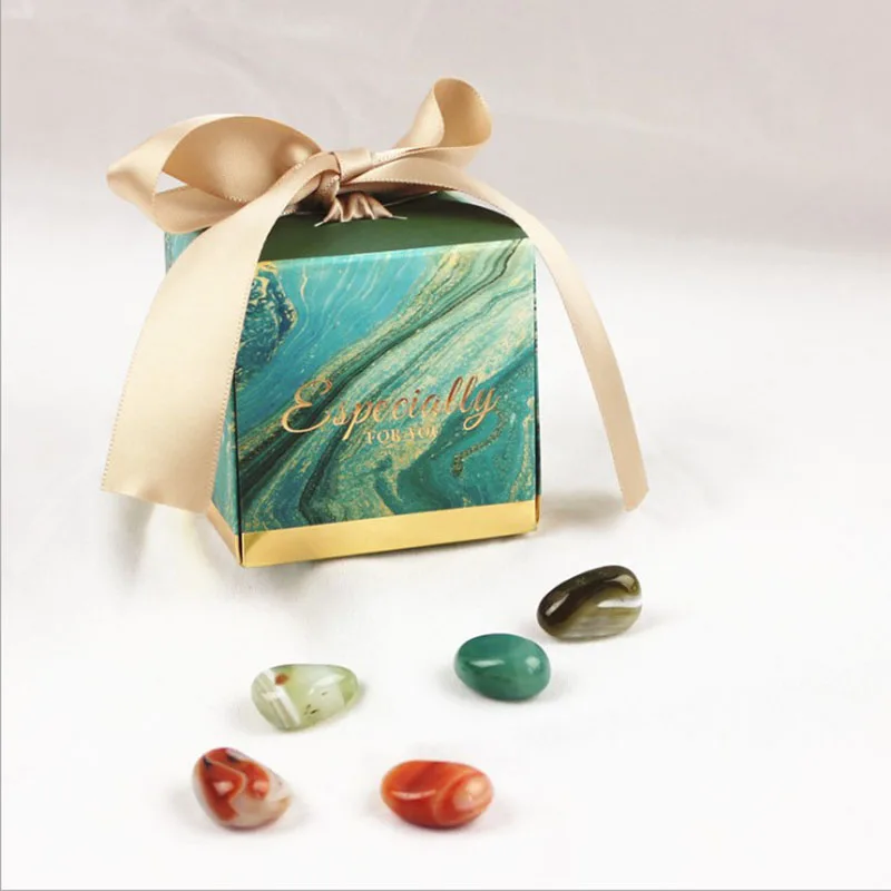 Розовый Мрамор подарок упаковка бумажная коробка упаковки 6 5 см куб конфет