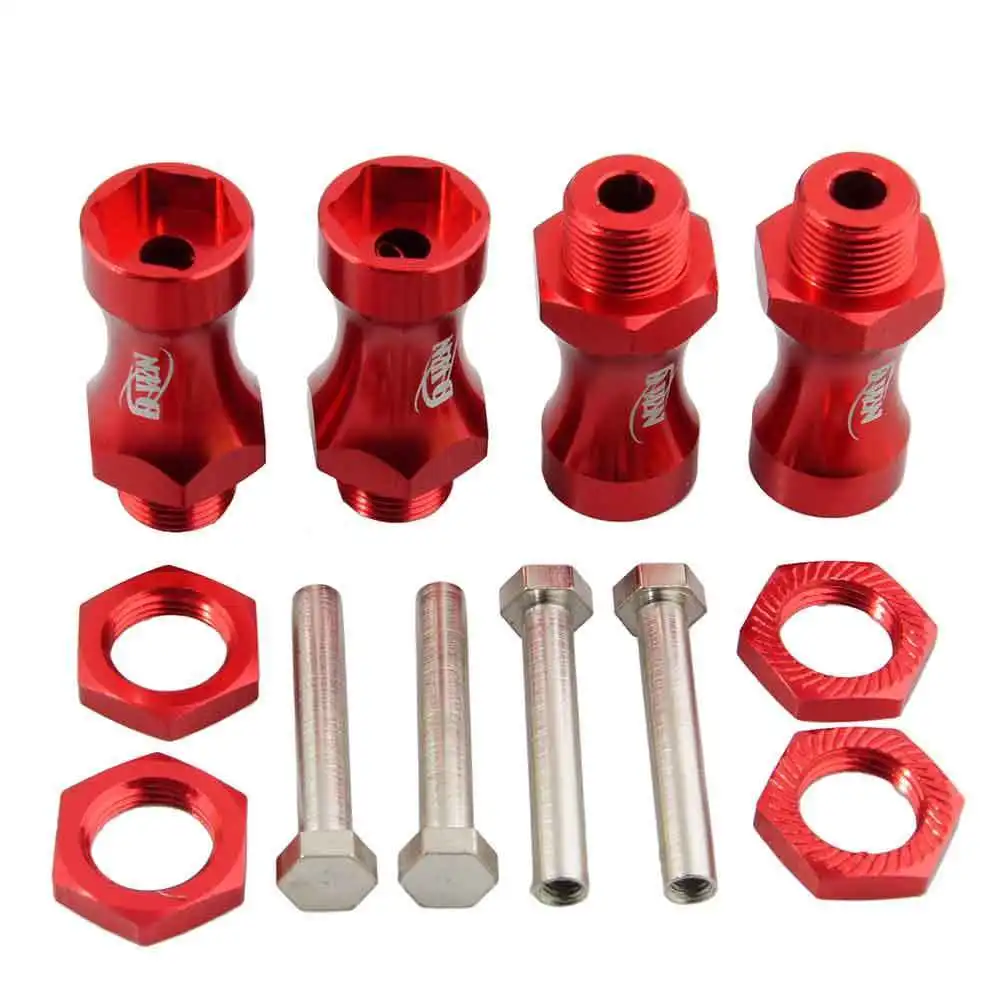 RC Red Wheel Hex Driver 12mm Turn 17mm Adapter 30mm Extension For Truck | Игрушки и хобби