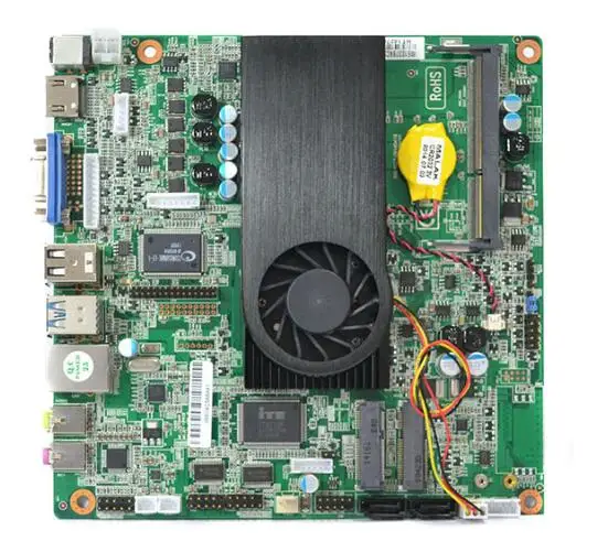 Новая оригинальная материнская плата Mini ITX для Intel 1037U CPU IPC SBC Встроенная