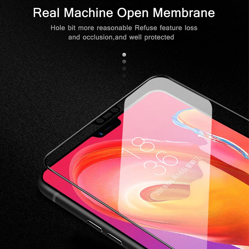Закаленное 3d стекло для Oneplus 6 полноэкранная Взрывозащищенная защитная пленка