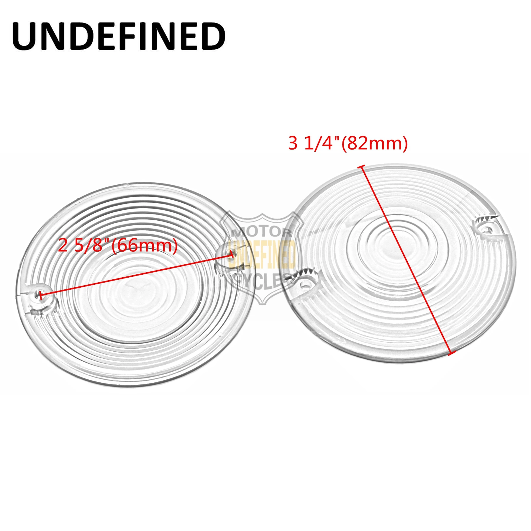 

4pcs Motorcycle Smoke Flat Style Turn Signal Lenses For Harley Electra Glide Road King Blinker Running Light Lens UNDEFINED