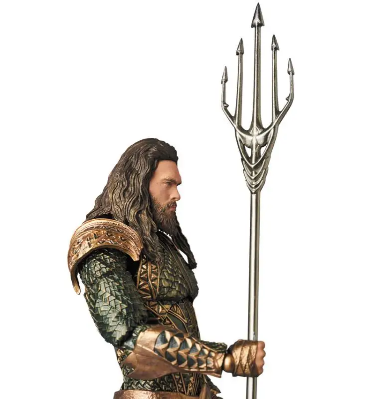 Железная Статуэтка из ПВХ Лиги Справедливости DC Mafex 061 Aquaman коллекционные суставы