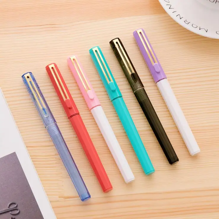 High Quality Writing Fountain pen ink nib Pocket Penna stilografica Stationery quill Vulpen Stylo plume 03878|Перьевые ручки| |