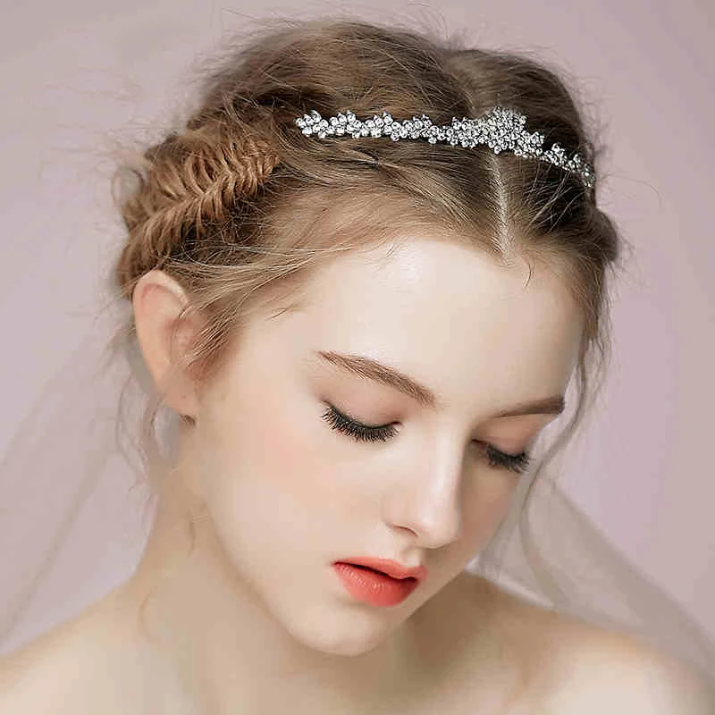 Tiaras e Coroas De Casamento Festa de Baile Cristal Tiara головная повязка strass Acessorios Cabelo|headbands bride|headband