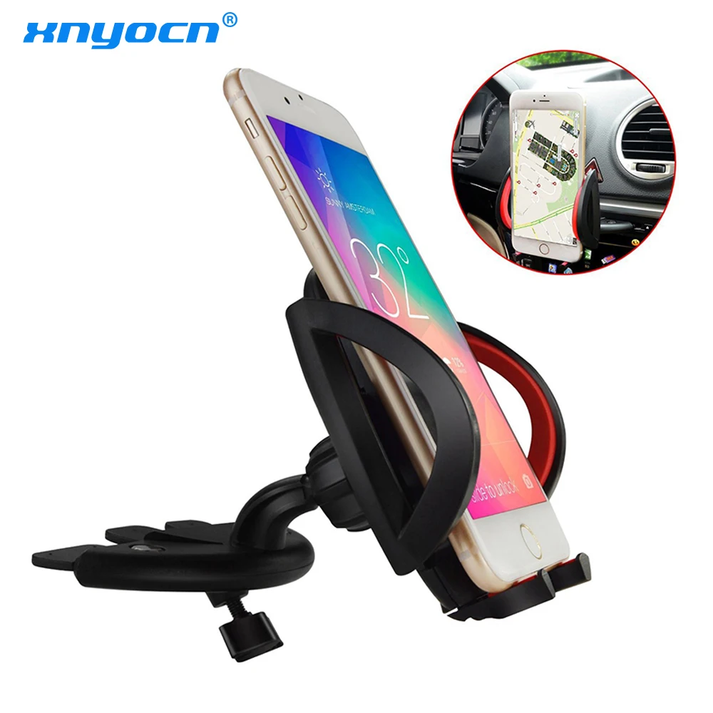 

Universal CD Slot Car Cell Phone Holder Mount for IPhone 5 6 Plus S6 for Samsung Galaxy S7 Edge Mobile Phone GPS Bracket Stands