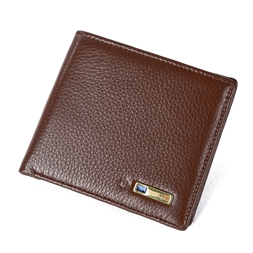 Многофункциональный Умный кожаный кошелек BT с функцией GPS видоискателя камеры