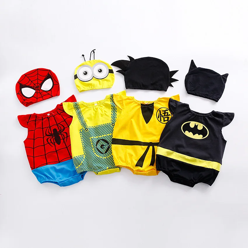 

Baby Rompers Summer Short Sleeve Toddler Boy Clothes Newborn Cartoon Cosplay Clothing Set Infant Jumpsuits Baby Girls Romper