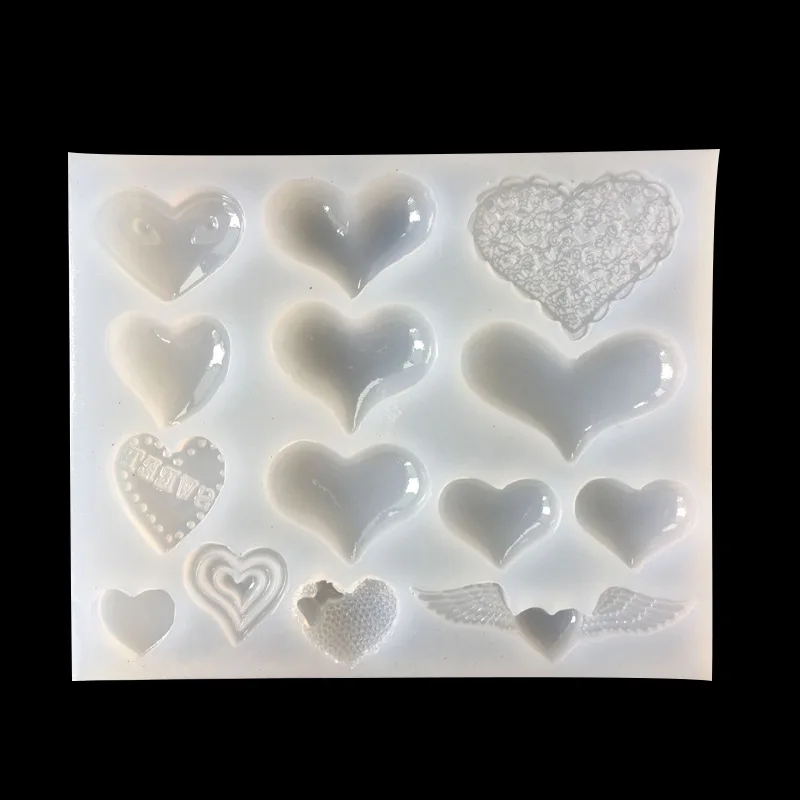 1 шт. Love Angel DIY силиконовые высушенная форма цветок образца сделать аксессуары и