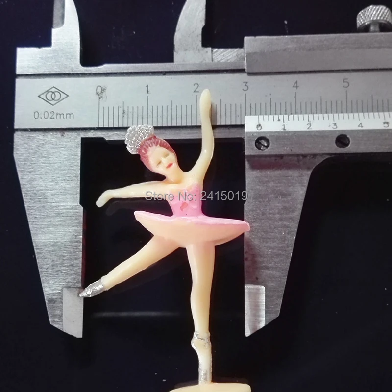 Милые Недорогие мини балетки голубого и розового цветов длиной 5 см 48 шт.