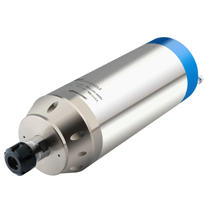 

cnc spindle motor water cooled 3.2kw 4.5kw 5.5 kw 7.5kw 125 diameter high-speed water-cooled carving machine accessories