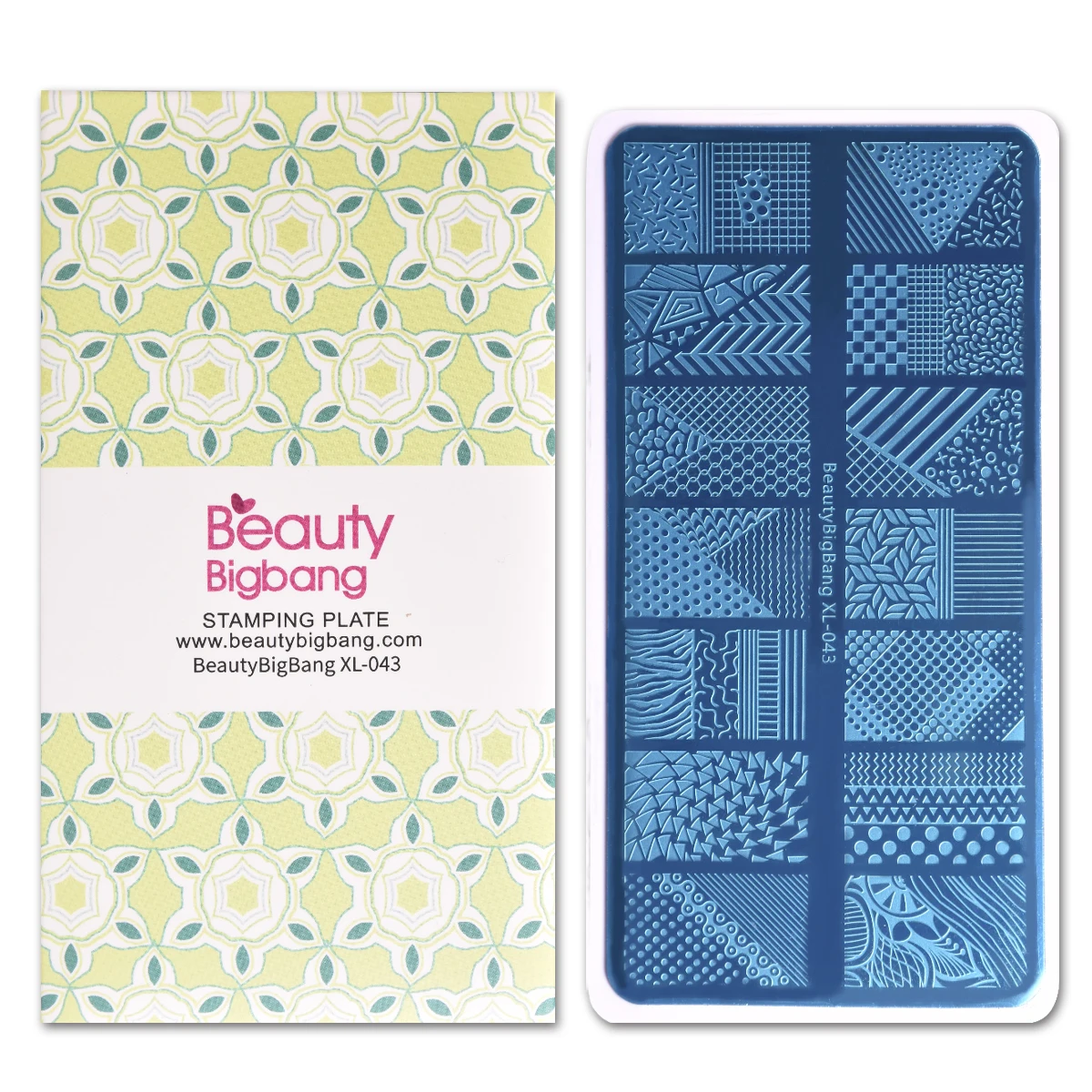 Beautybigbang нержавеющая сталь 6*12 см мирные дождливые сцены тема ногтей штамповки пластины XL-059