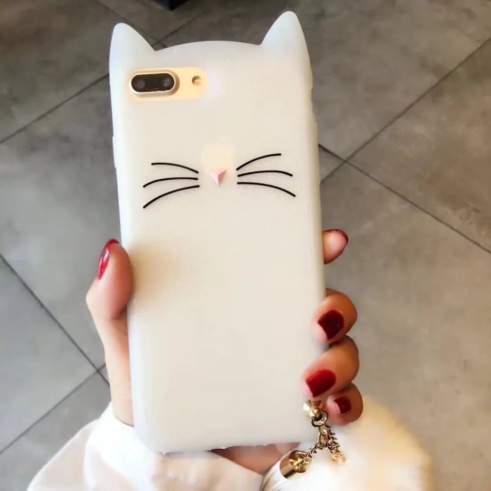 Силиконовый чехол с 3D мультяшным котом для Xiaomi Redmi Примечание 5A 5 &quotмилый