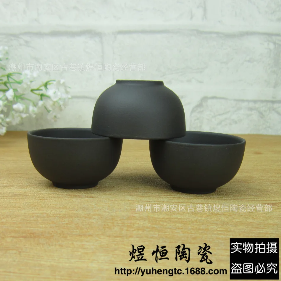 6 чайных чашек 28 мл фиолетовые глиняные чашечки с драконом чайные сервизы для