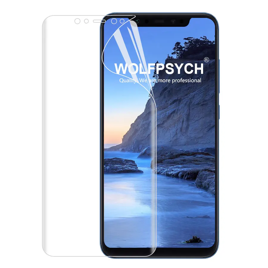 WOLFPSYCH 2 шт./партия Передняя и задняя 3D прозрачная пленка из мягкого ТПУ для Xiaomi Mi 8