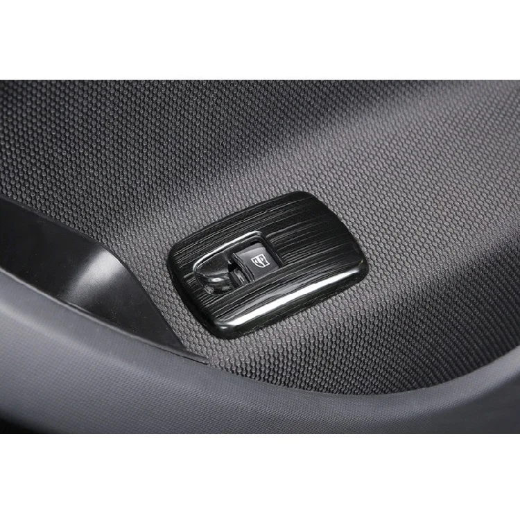 1 Pair Stainless Steel Car Windows Control Panel Cover Decoration Sticker for Benz Smart fortwo 2015 2016 2017 Accessories | Автомобили и