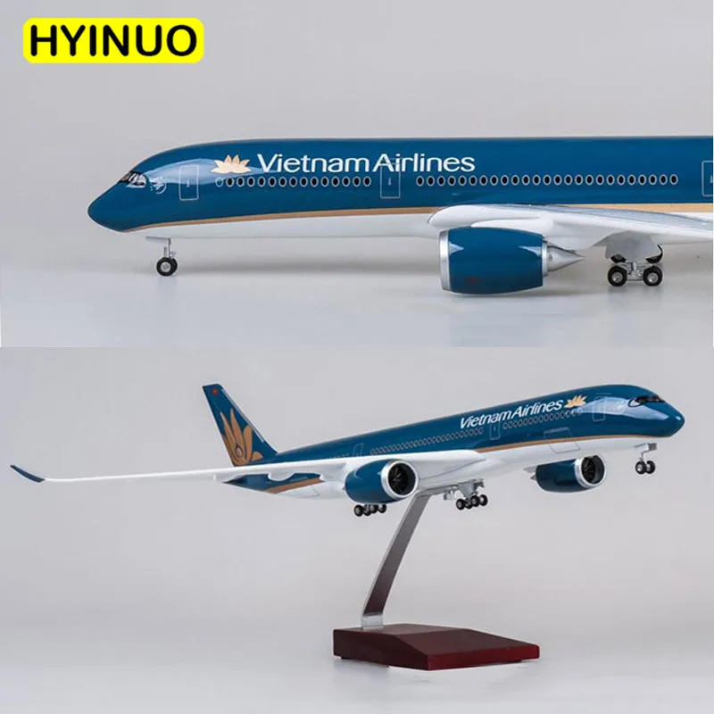 47 см 1/142 масштабный самолет Airbus A350 Dreamliner Aircraft Vietnam Airlines модель с светодиодный