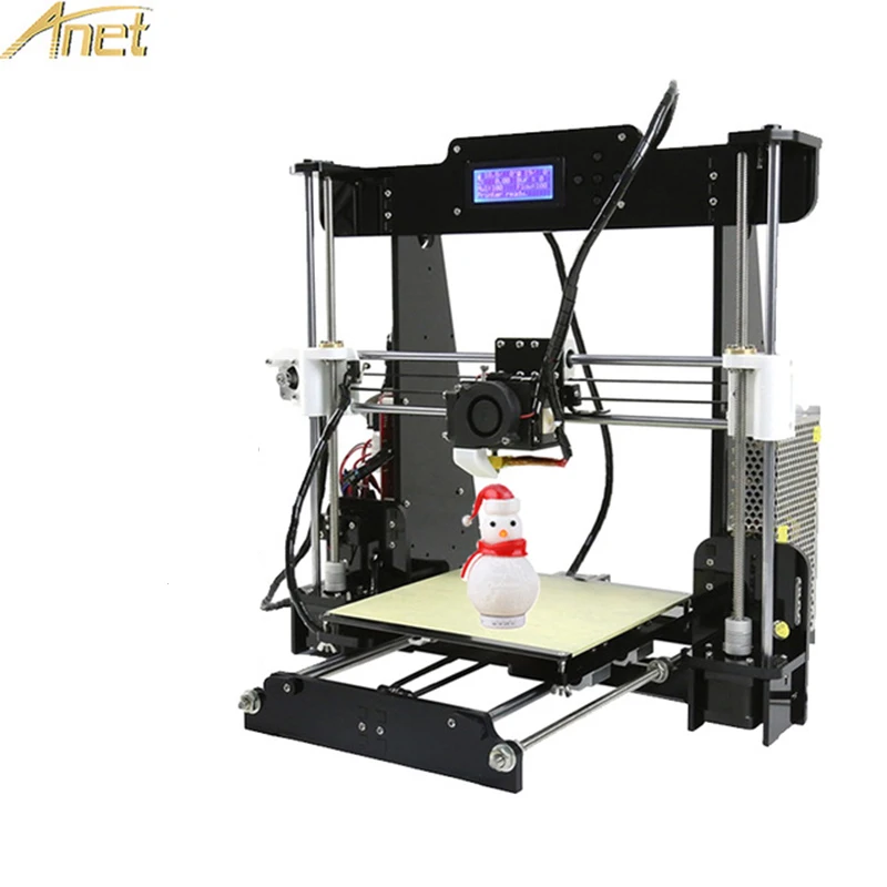 Высокая точность рабочего стола Prusa i3 DIY 3D принтеры ЖК-экран для самостоятельной сборки USB/sd-карты дешевые Anet 3D принтеры в евро/США склад