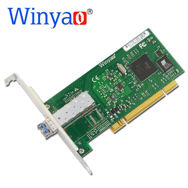 Winyao WY545DF LX PCI Настольный гигабитный волоконный lan Карта для 82545 PWLA8490LX Однопортовый