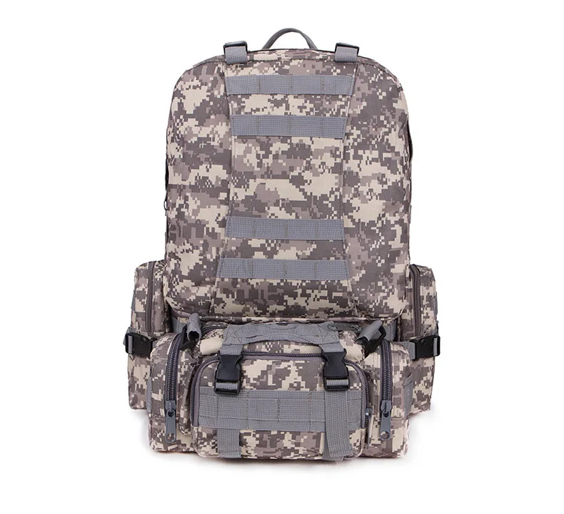Открытый военный Molle тактические рюкзаки 50L Весна Mochila рюкзак походный Кемпинг Водонепроницаемые сумки 600D камуфляж