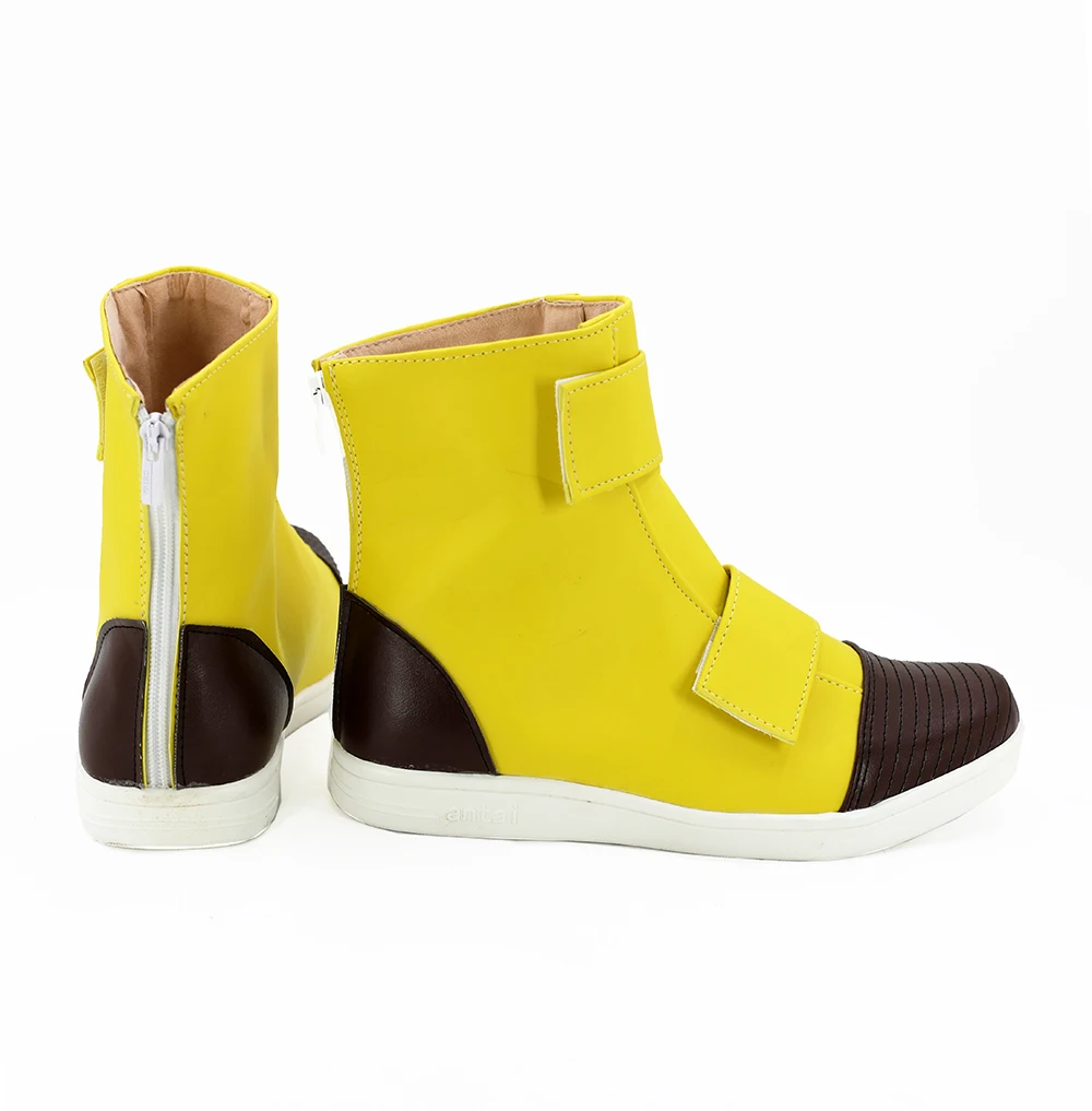 Trunks Yellow Cosplay Boots Shoes Custom Made Any Size | Тематическая одежда и униформа