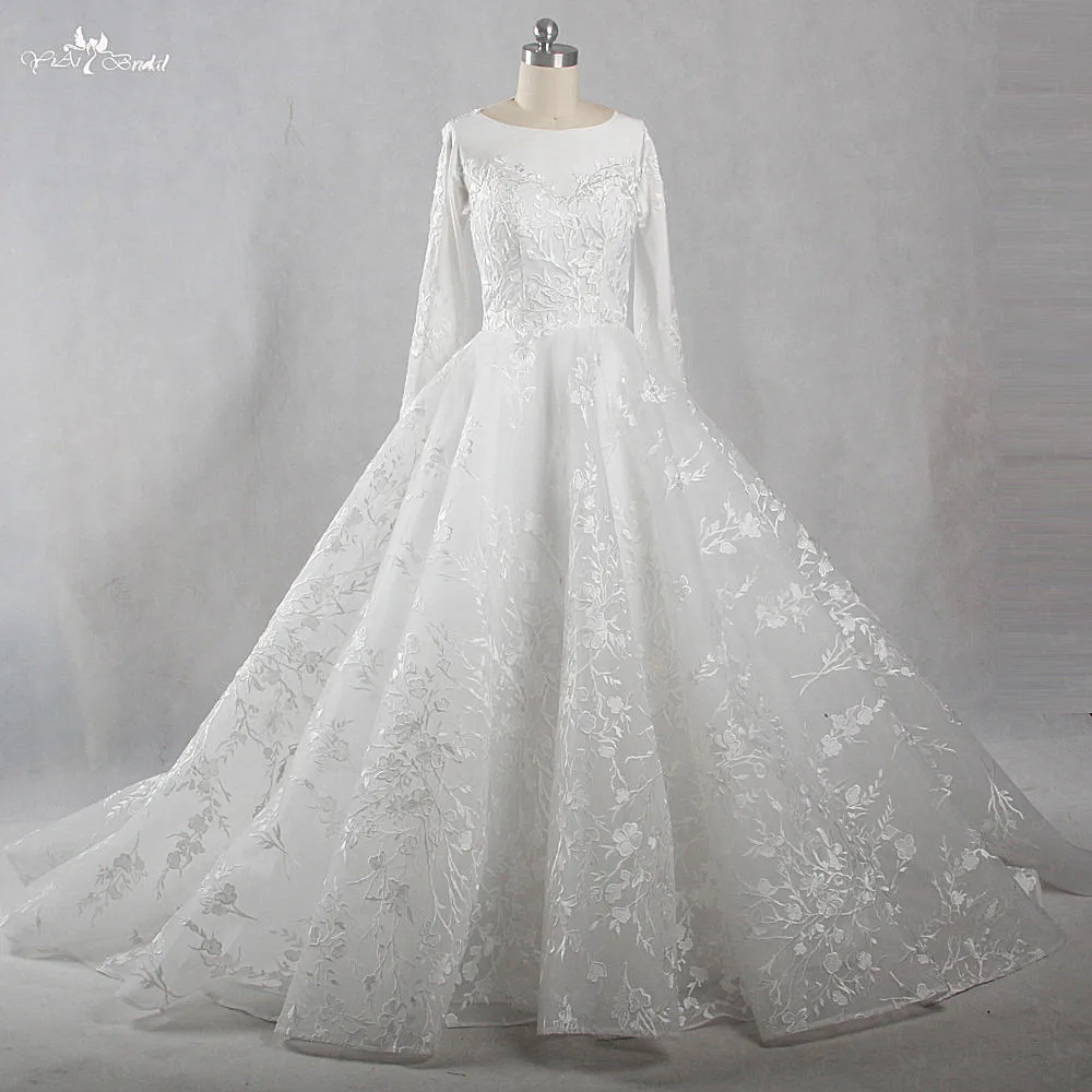 RSW1413 Yiaibridal реальное фото работы с длинным рукавом из спандекса рукавами