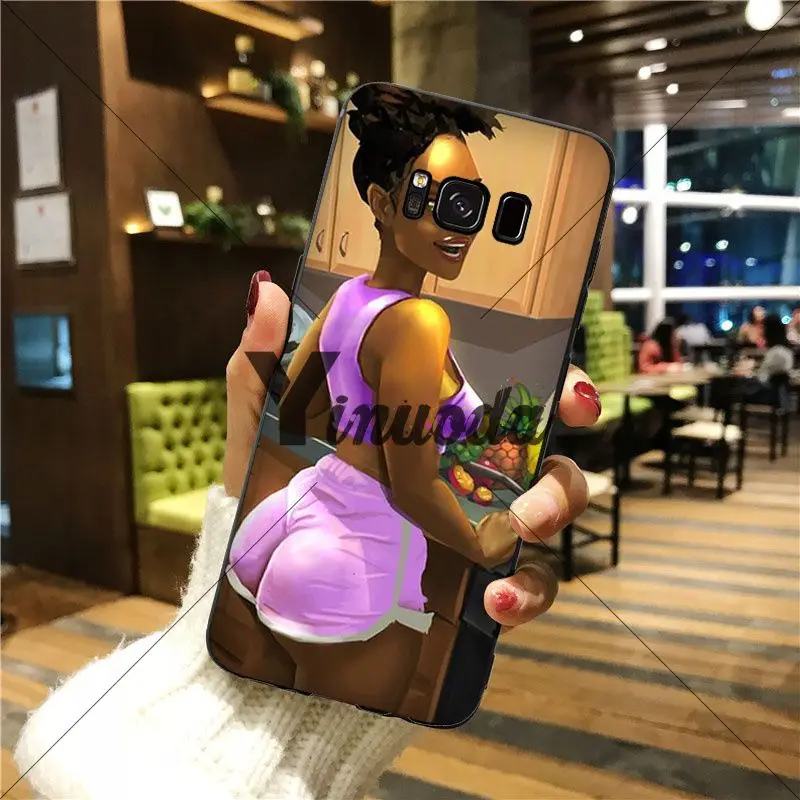 Yinuoda цветной чехол для девочек в африканском стиле популярный дизайн GALAXY s6 edge plus s7
