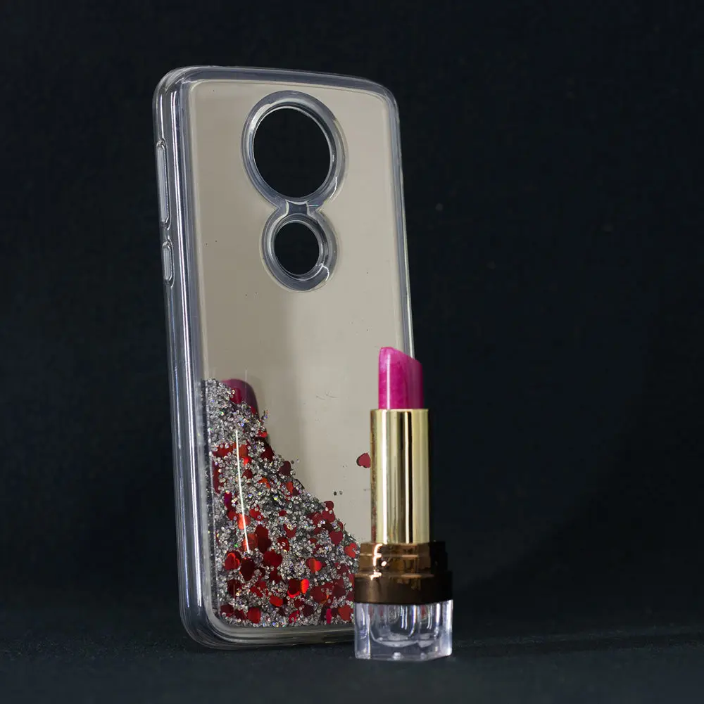Зеркальный чехол для Motorola Moto E5 PLUS XT1924-4 с жидким зыбучим песком силиконовый E Plus Gen 5