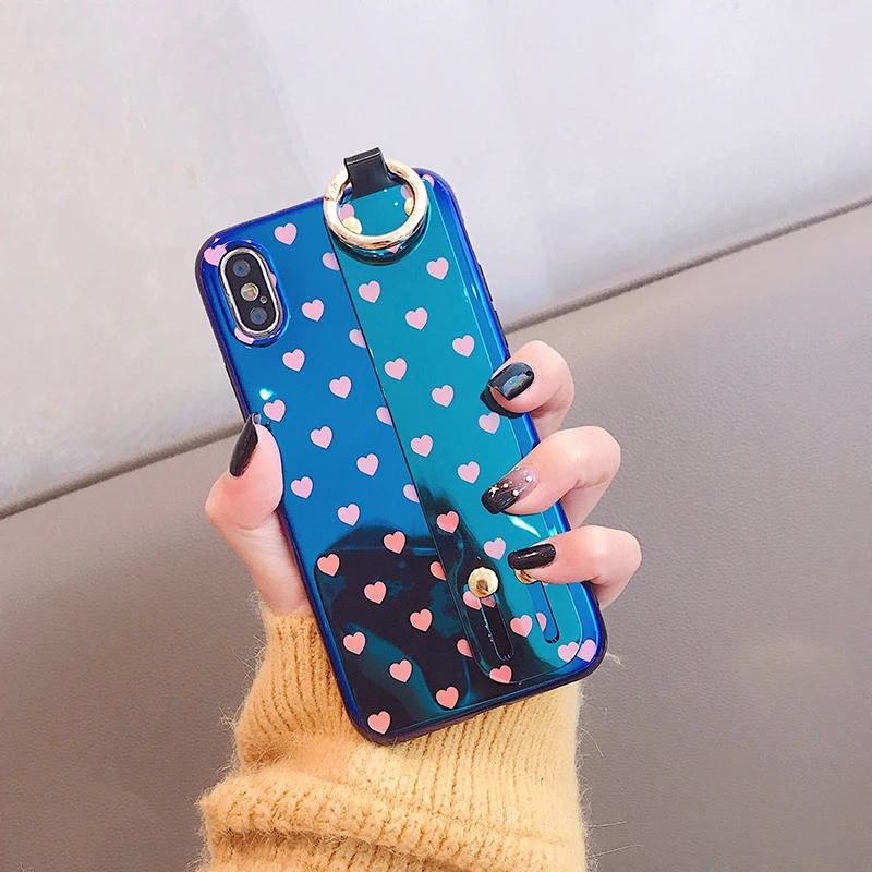 Чехол для телефона GlamPhoneCase с милым сердечком iphone XS Max XR 8 8plus 7 7plus 6/6S Plus модная