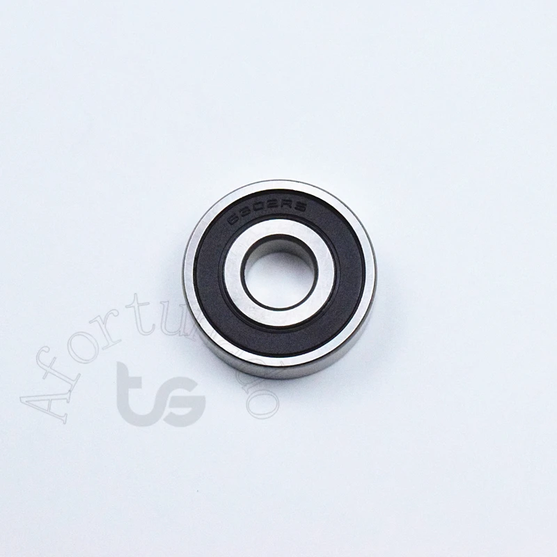 6302RS 15*42*13(мм) 1 шт. Подшипник ABEC-5 резиновый герметичный Подшипник тонкостенный подшипник 6302 6302RS хромированный стальной подшипник