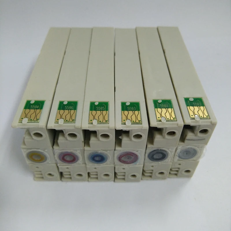 Чернильный картридж vilaxh T5591 T5592 T5593 T5594 T5595 T5596 для принтера Epson Stylus RX700 | Компьютеры и