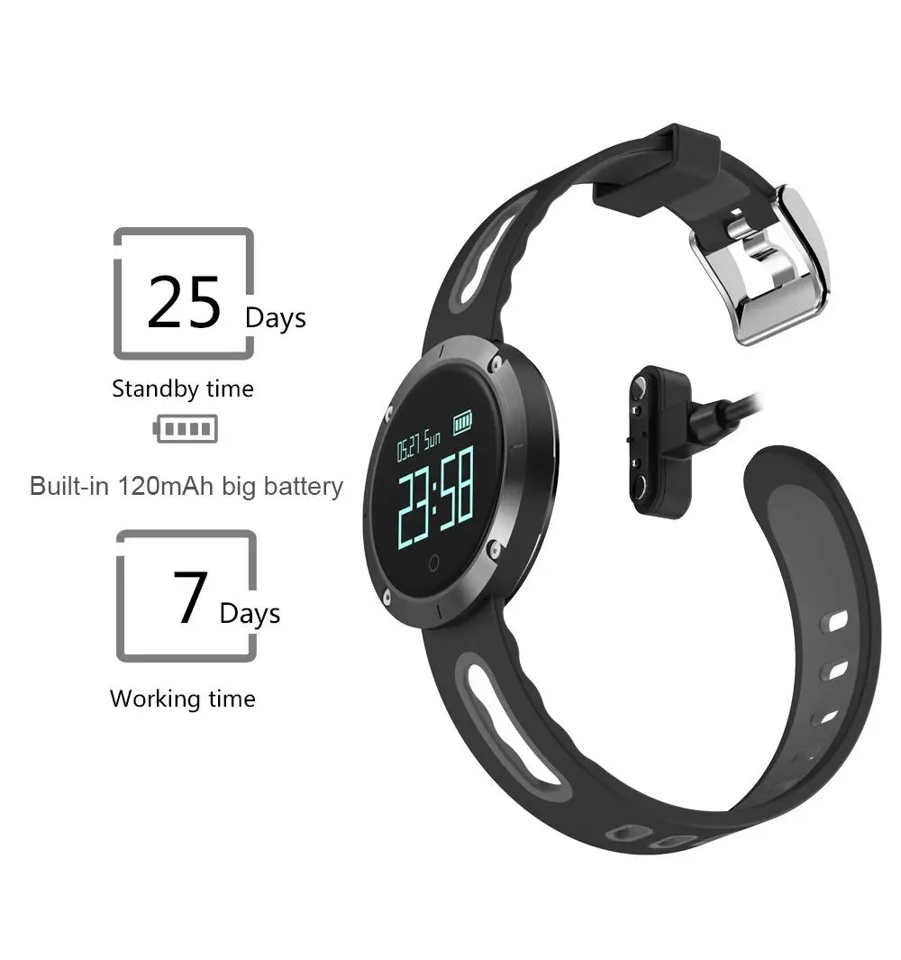 Original Makibes DM58 Smart Watch Blood Pressure Heart Rate Monitor Call reminder Activity Tracker Band for IOS Android | Электроника