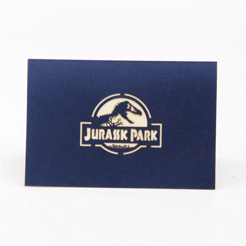 3D лазерная вырезка ручной работы милая мультяшная кошка бумажное приглашение