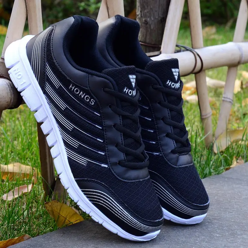 Couple shoes 2020 new fashion breathable mesh casual men vulcanize lighted comfortable mans footwear sneakers | Обувь