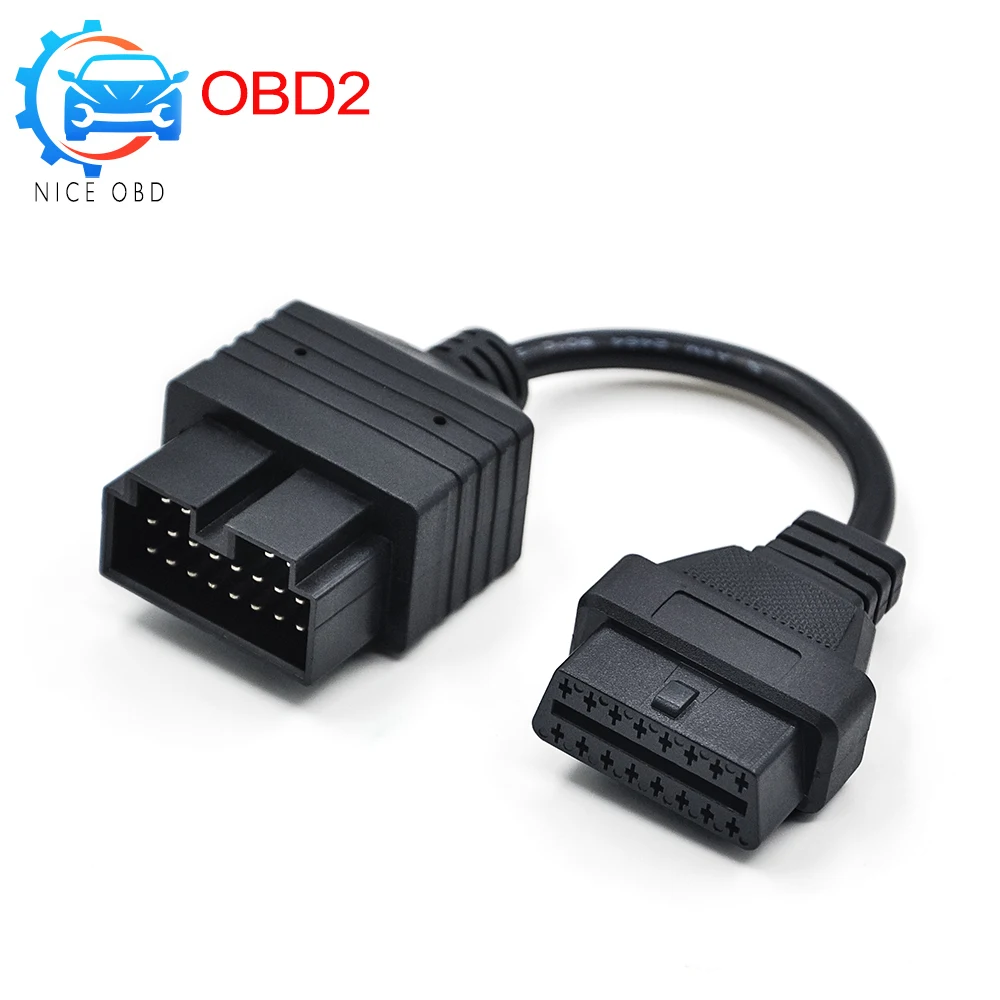 Высокое качество кабель для KIA 20 Pin To 16 Pin OBD2 диагностический инструмент адаптер Разъем Автомобильный Кабель 20Pin to 16 Pin для Kia obd2 кабель