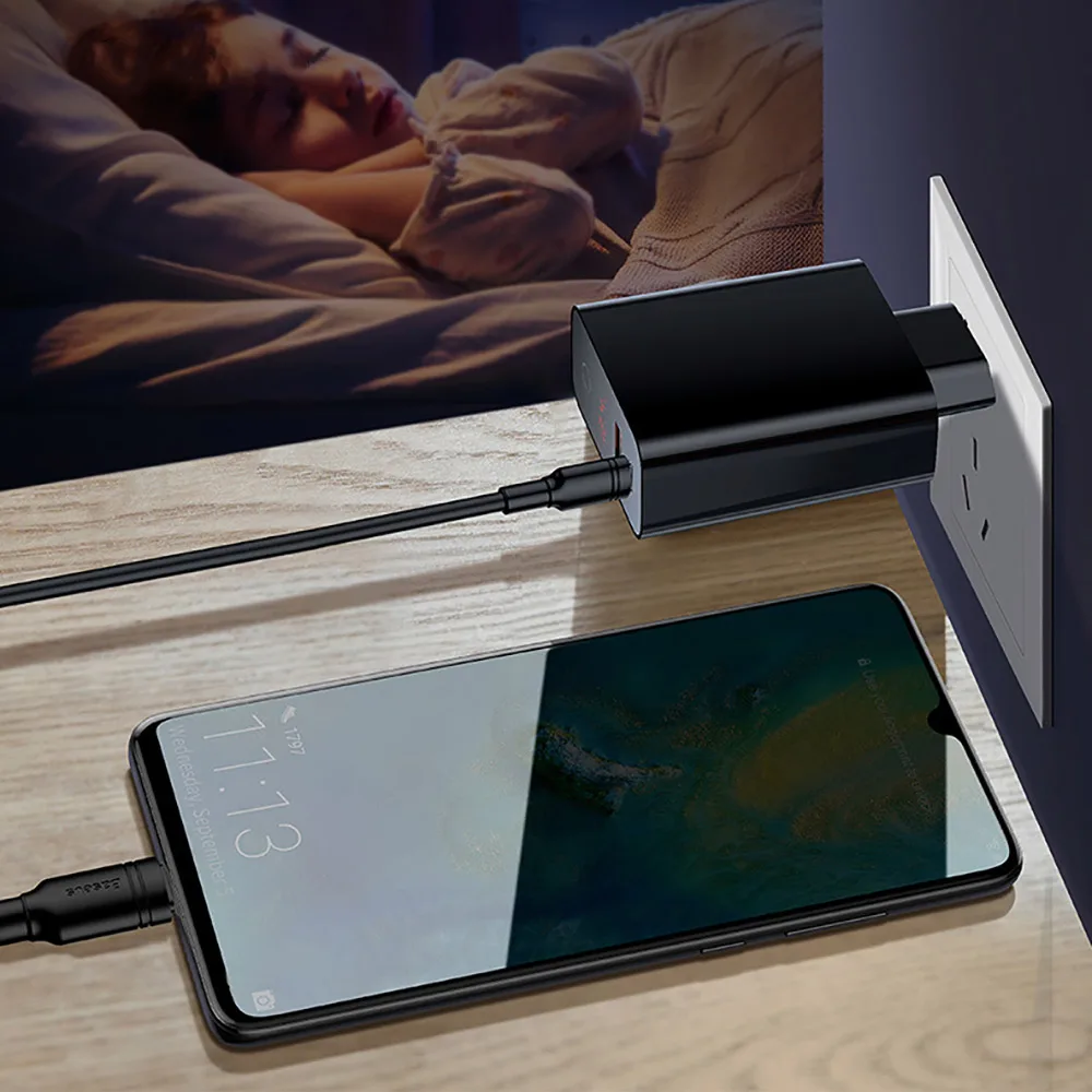 Мобильный телефон зарядное устройство Smart Power Off с цифровым дисплеем быстрая