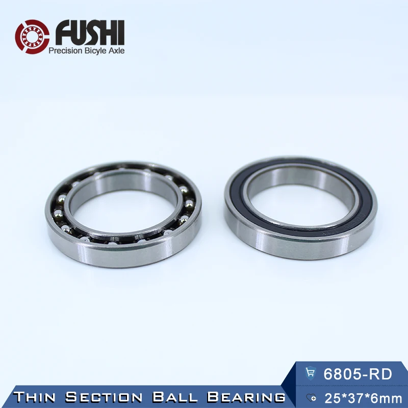 6805-RD подшипник(4 шт.) 25*37*6 мм 6805RD специализированный велосипед Нижний Кронштейн подшипники 6805 RD(HT2/BB51) MR25376 SC6805N RS