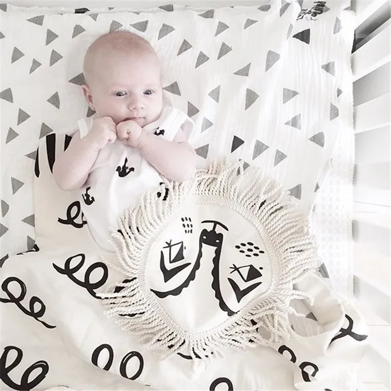 Симпатичные Тигр Лев шаблон детские стеганые играть в коврики для ползания