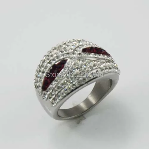 Fashion lady wholesale 316L stainless steel crystal ring mask rings for girl | Украшения и аксессуары