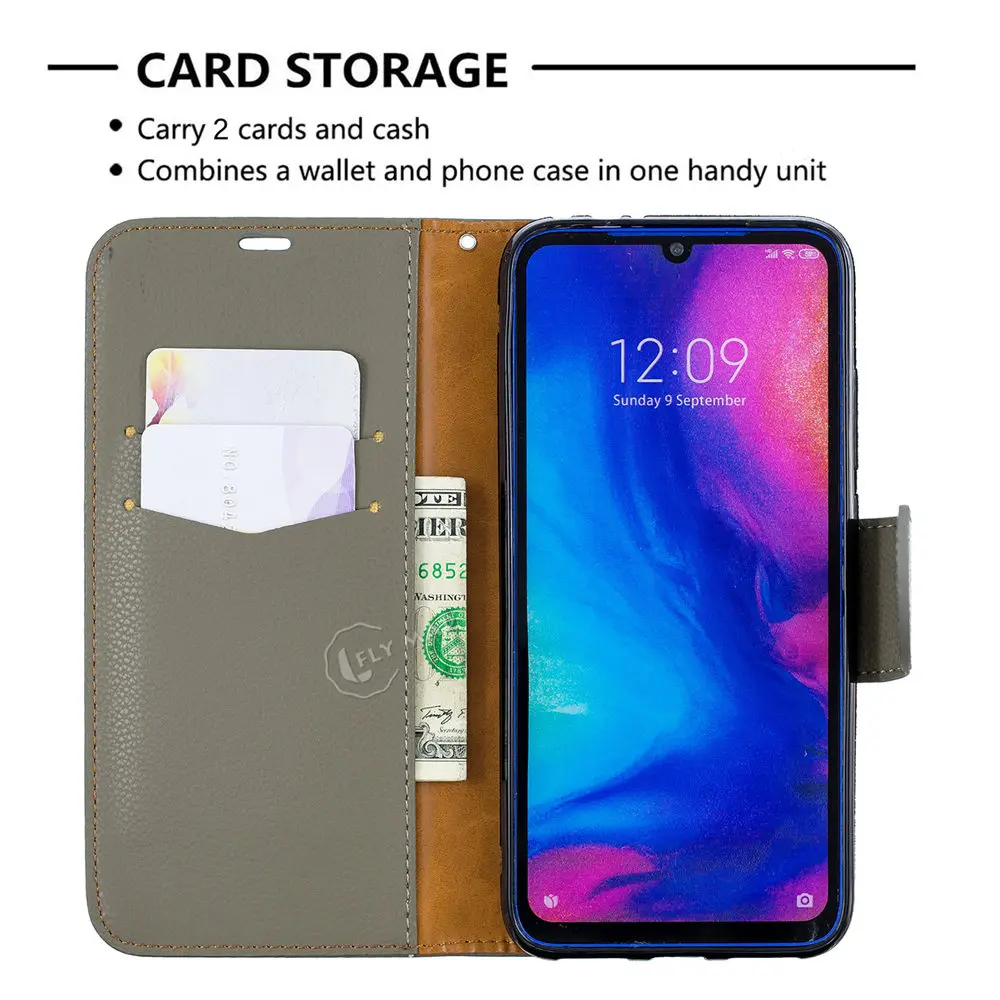 Флип чехол для Xiaomi Redmi Note 7 Pro 7Pro Note7 Note7Pro кожаный телефона M1901F7BE MZB7462IN MZB7464IN