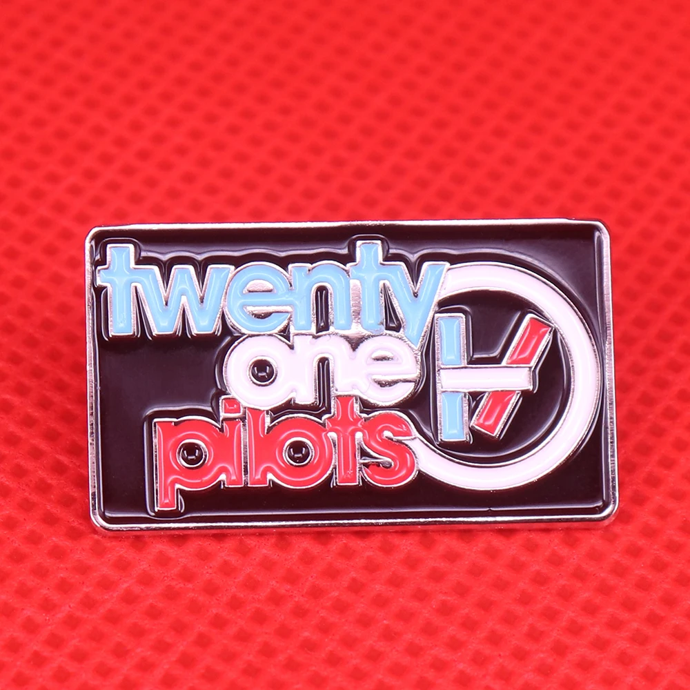 Twenty one pilots эмалированная булавка рок-группа брошь искусство значок Музыка Ювелирные изделия тяжелый металл Поклонники подарок для мужчин и женщин аксессуары