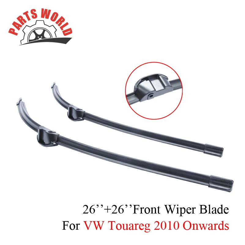 Group Silicone Rubber Front And Rear Wiper Blade For VW Touareg 2010 Onwards Windscreen Car Accessories Auto Parts | Автомобили и