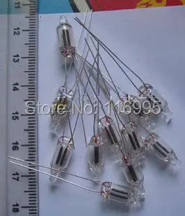 Бесплатная доставка 200 шт. красная неоновая лампа для новорожденных 6*16 мм