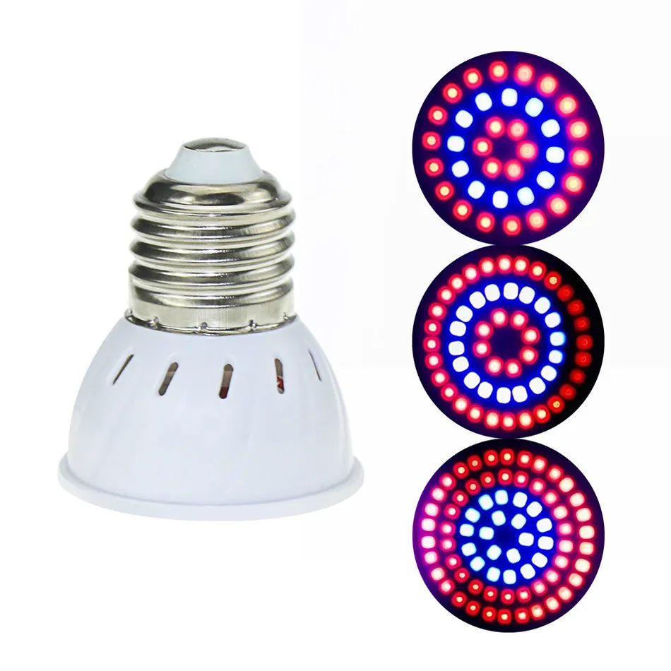 Светодиодсветильник лампа для растений 220 В E27 GU10 MR16 SMD2835 36 54 72 | Лампы и освещение