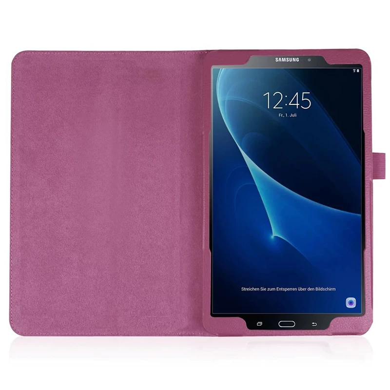 Тонкий чехол из искусственной кожи для Samsung Galaxy Tab A 10 1 T580 складная подставка